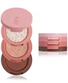 Kaja Eye Bento Bouncy Eyeshadow Trio In Coral Sunrise