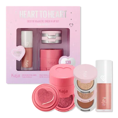 Kaja Heart To Heart - Best Of  Eye, Cheek & Lip Set