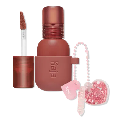 Kaja Jelly Charm Glazed Lip Stain & Blush With Keychain - Peach Fizz
