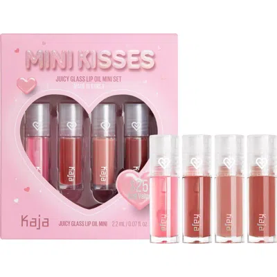 Kaja Mini Kises Juicy Glass Lip Oil Set $39 Value In Transparent