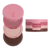 Kaja Play Bento Cream Bronzer, Powder Blush & Highlighter Trio - Dolce Cappuccino 2.5