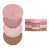 Kaja Play Bento Cream Bronzer, Powder Blush & Highlighter Trio - Sugar Cookie In White