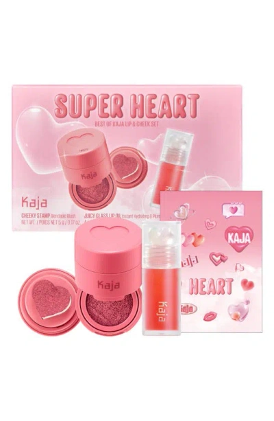 Kaja Super Heart Best Of  Lip & Cheek Set In White