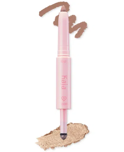 Kaja Wink Dazzle Dual-ended Eyeshadow Stick In Mocha Sparkle