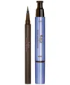 Kaja Wink Stamp Long Waterproof Wing Eyeliner Stamp & Pen In Brown