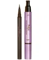 Kaja Wink Stamp Original Waterproof Wing Eyeliner Stamp & Pen In Brown