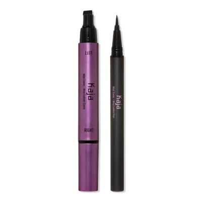 Kaja Wink Stamp Waterproof Winged Eyeliner - Stamp & Liquid Pen - Black - Original Cat Eye