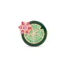 Kajal Naina Women's Gold / Green Lotus In A Pond Ring In Multi