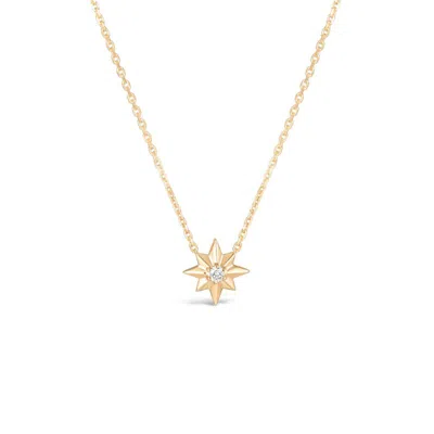 Kajal Naina Women's Gold Guiding Star Necklace