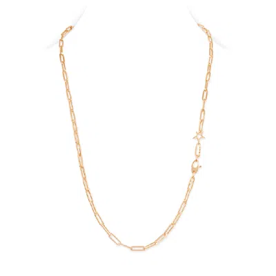Kajal Naina Women's Gold Paper Clip Star Chain