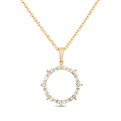 Kajal Naina Women's Gold Purnima Diamond Necklace