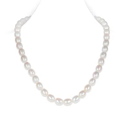 Kajal Naina Women's Gold / White Diana Oval Pearl Necklace In Multi