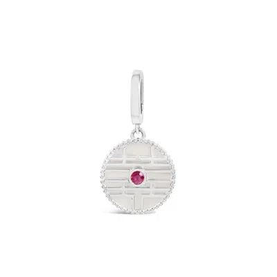 Kajal Naina Women's Red / White Double Happiness Charm In Multi