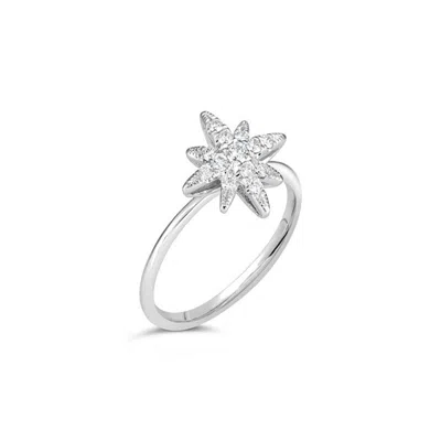 Kajal Naina Women's White Tara Ring