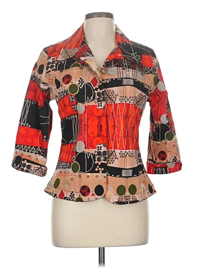 Pre-owned Kaktus Blazer Jacket In Orange