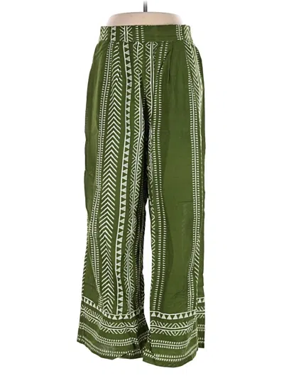 Pre-owned Kaktus Casual Pants In Green