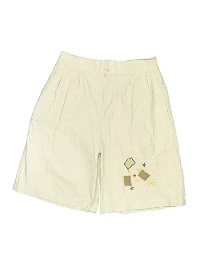 Pre-owned Kaktus Khaki Shorts In White