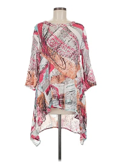 Pre-owned Kaktus Kimono In Pink