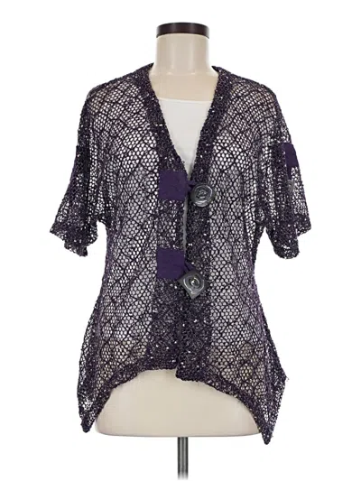 Pre-owned Kaktus Kimono In Purple