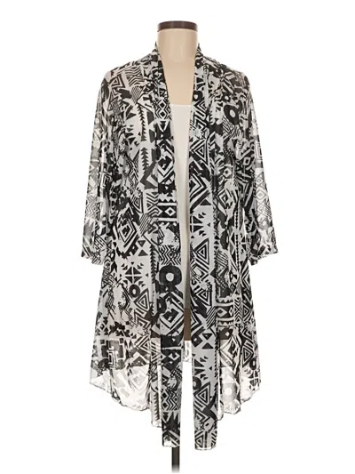 Pre-owned Kaktus Kimono In Silver