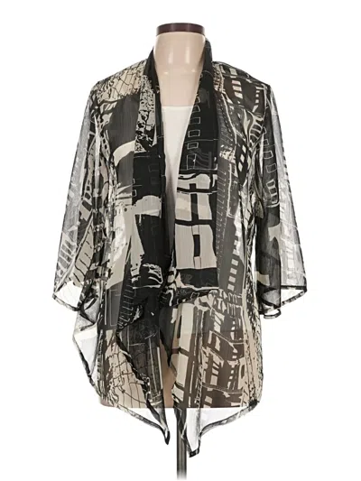 Pre-owned Kaktus Kimono In Silver