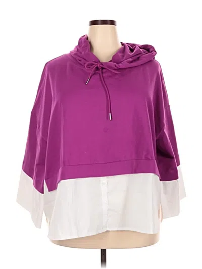 Pre-owned Kaktus Poncho In Purple
