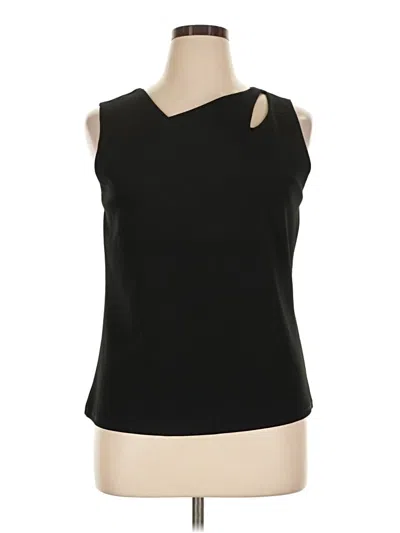 Pre-owned Kaktus Sleeveless Blouse In Black