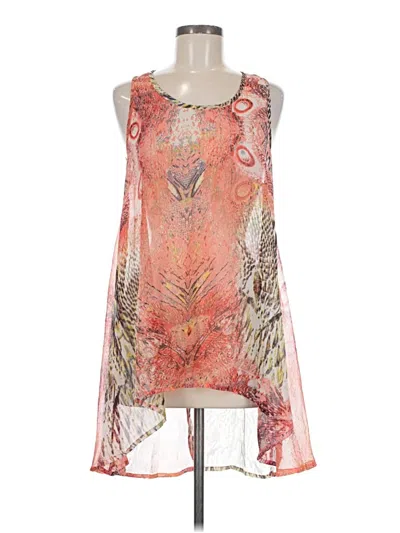 Pre-owned Kaktus Sleeveless Blouse In Pink