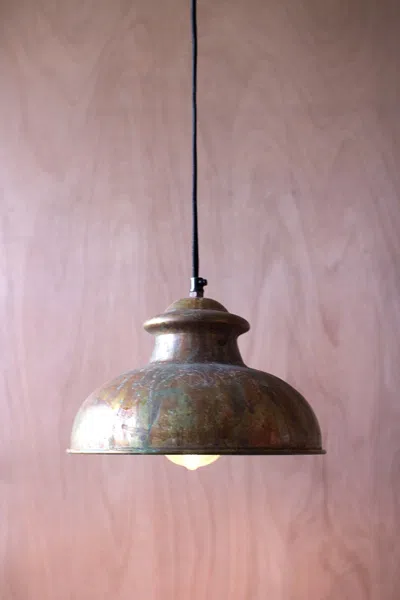 Kalalou Antique Rustic Pendant Light