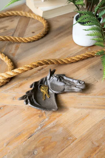 Kalalou Cast Iron Horse Trinket Dish