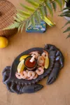 Kalalou Ceramic Blue Crab Platter