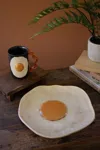 Kalalou Ceramic Fried Egg Platter In Multi