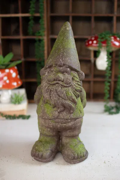 Kalalou Faux Concrete Gnome