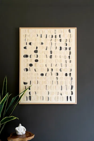 Kalalou Framed Acrylic Painting - Abstract
