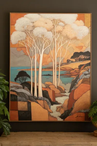 Kalalou Framed Landscape Painting