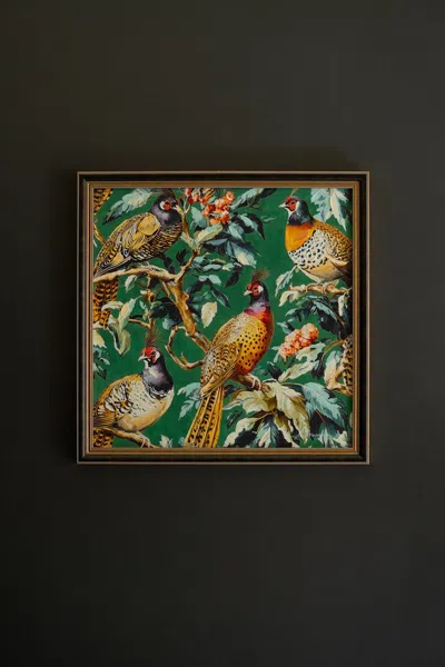 Kalalou Framed Pheasant Painting