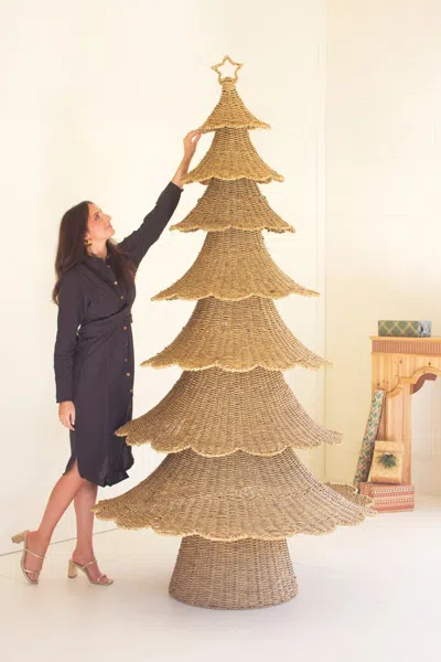 Kalalou Giant Woven Vine Christmas Tree