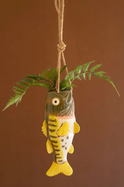 Kalalou Hanging Largemouth Bass Planter