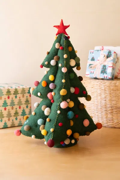 Kalalou Large Felt Christmas Tree