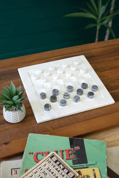 Kalalou Marble Checkers In Multi
