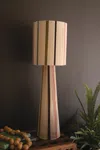 Kalalou Multi Striped String Table Lamp With Shade In Multi