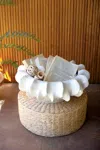 Kalalou Organic White Ceramic Compote