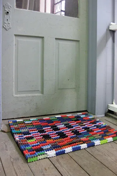 Kalalou Recycled Flip-flop Doormat