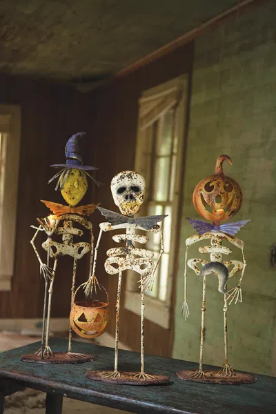 Kalalou Set Of Three Halloween Creatures