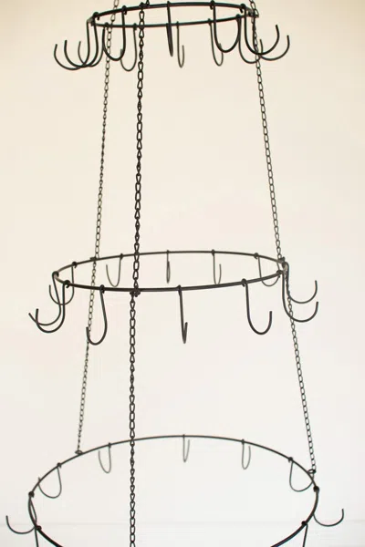 Kalalou Three Layer Hanging Wire Ornament Tree