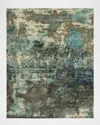 Kalaty Rug Corporation Berkshire Hand-knotted Rug, 12' X 15' In Abstract Blue / G
