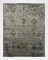 Kalaty Rug Corporation Cyan Sky Hand-knotted Rug, 12' X 15' In Blue