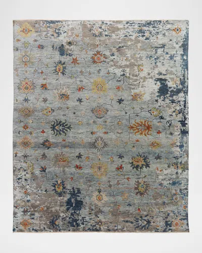 Kalaty Rug Corporation Deleese Hand-knotted Rug, 12' X 15' In Gray