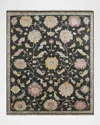 Kalaty Rug Corporation Elijah Hand-knotted Rug, 12' X 15' In Graphite/pastels