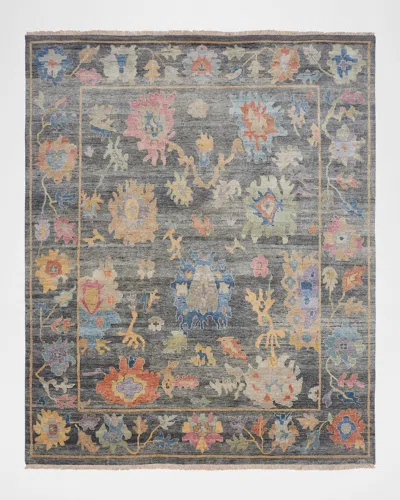Kalaty Rug Corporation Glenrose Hand-knotted Rug, 12' X 15' In Smoke/multi